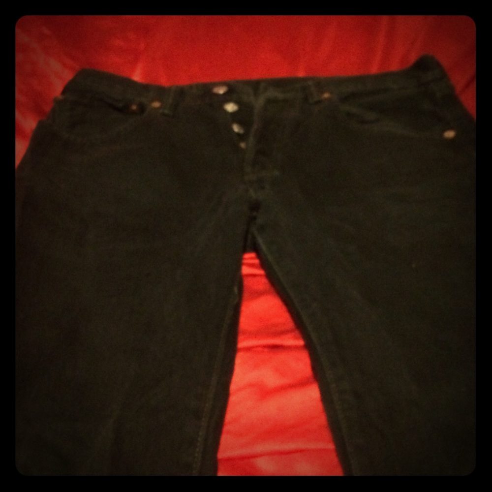 Classic Levi’s 501 black denim W31 L32